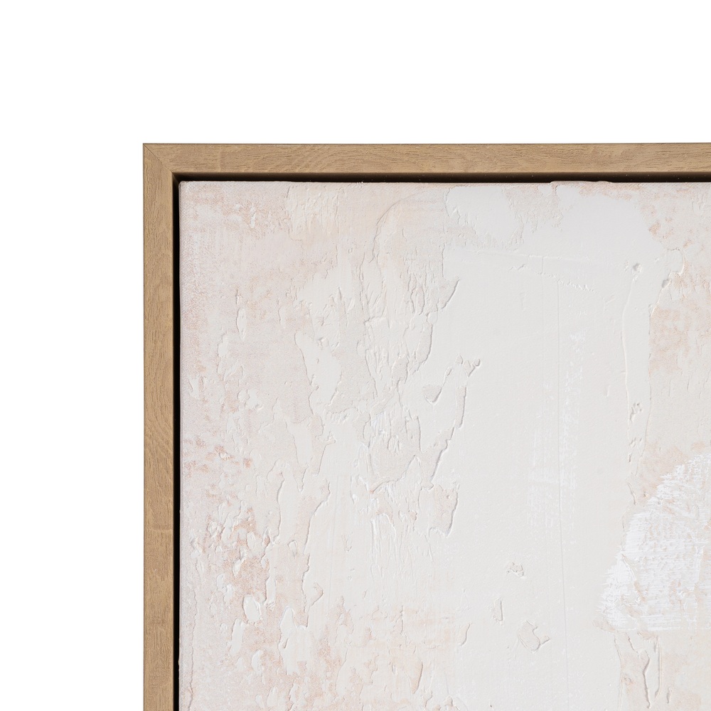 CUADRO PINTURA ABSTRACTO BLANCO-GRIS 120 X 4,90 X 150 CM - Imagen 3