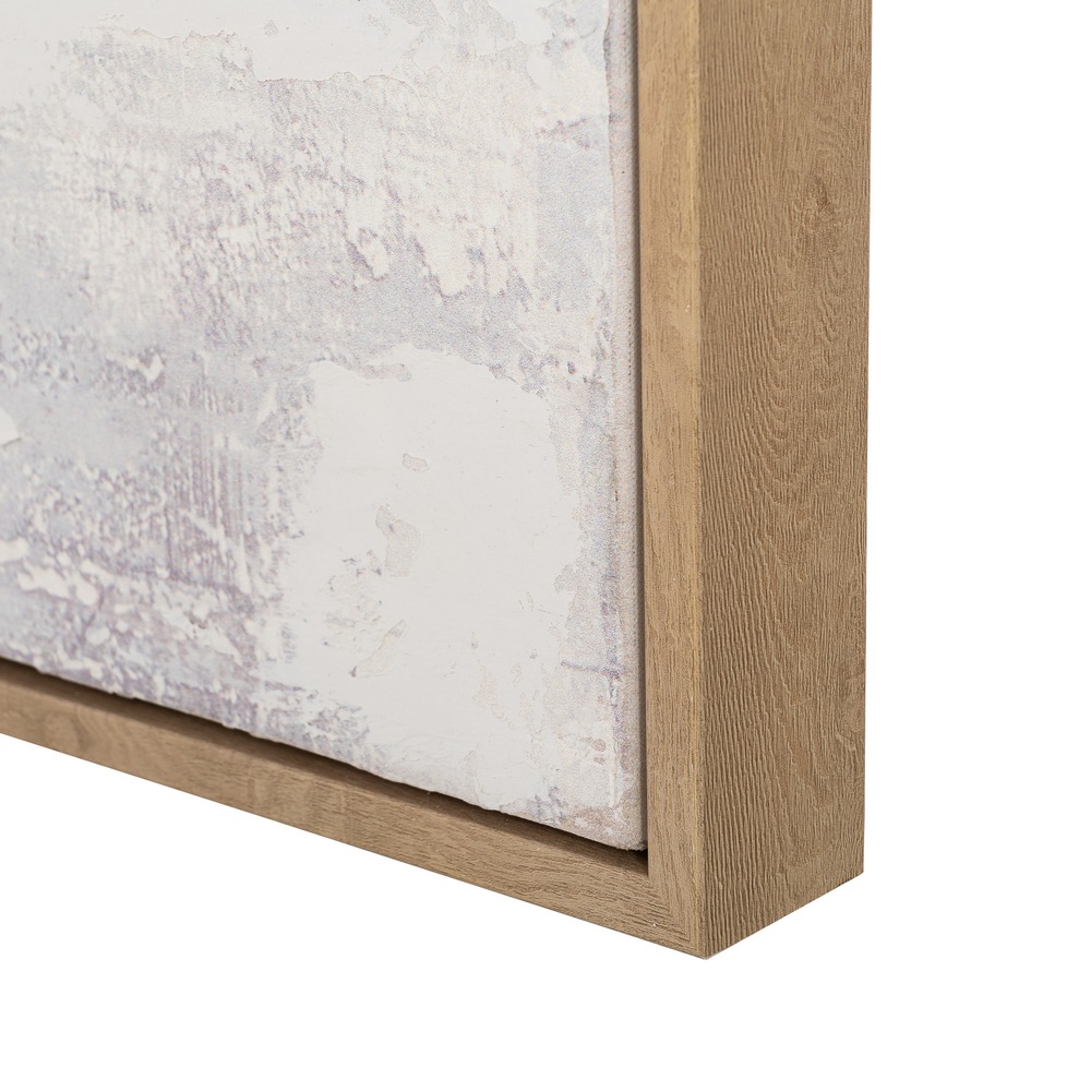 CUADRO PINTURA ABSTRACTO BLANCO-GRIS 120 X 4,90 X 150 CM - Imagen 4