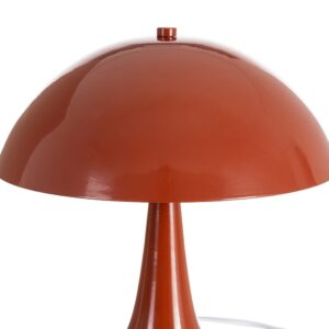 LÁMPARA MESA TEJA METAL 25 X 25 X 27