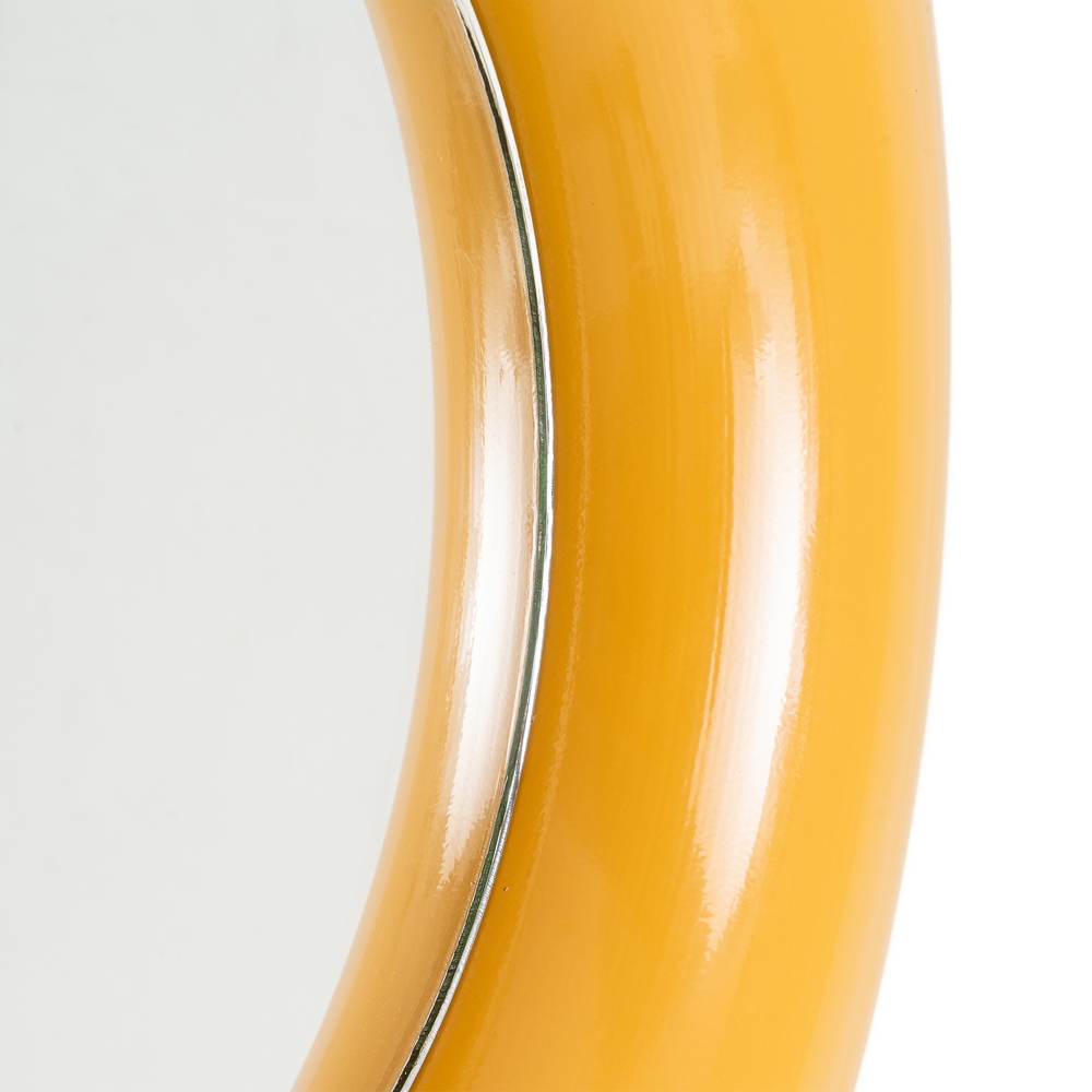 ESPEJO MOSTAZA METAL 49 X 5 X 49 CM - Imagen 4