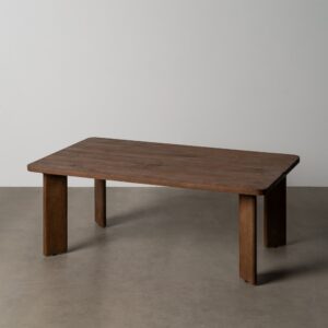 MESITA MARRÓN MADERA DE MANGO 115 X 70 X 43 CM