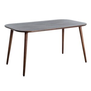 MESA MARRÓN OSCURO MADERA DE MANGO 145 X 80 X 75 CM