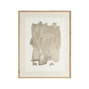 CUADRO ABSTRACTO MADERA-CRISTAL IMPRESO 76 X 3 X 98 CM