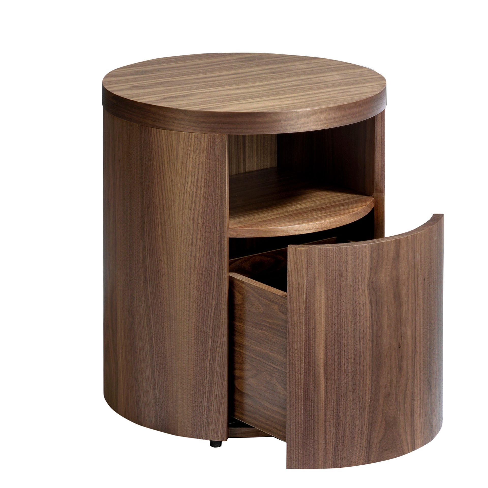 Mesita de noche nogal - Imagen 8