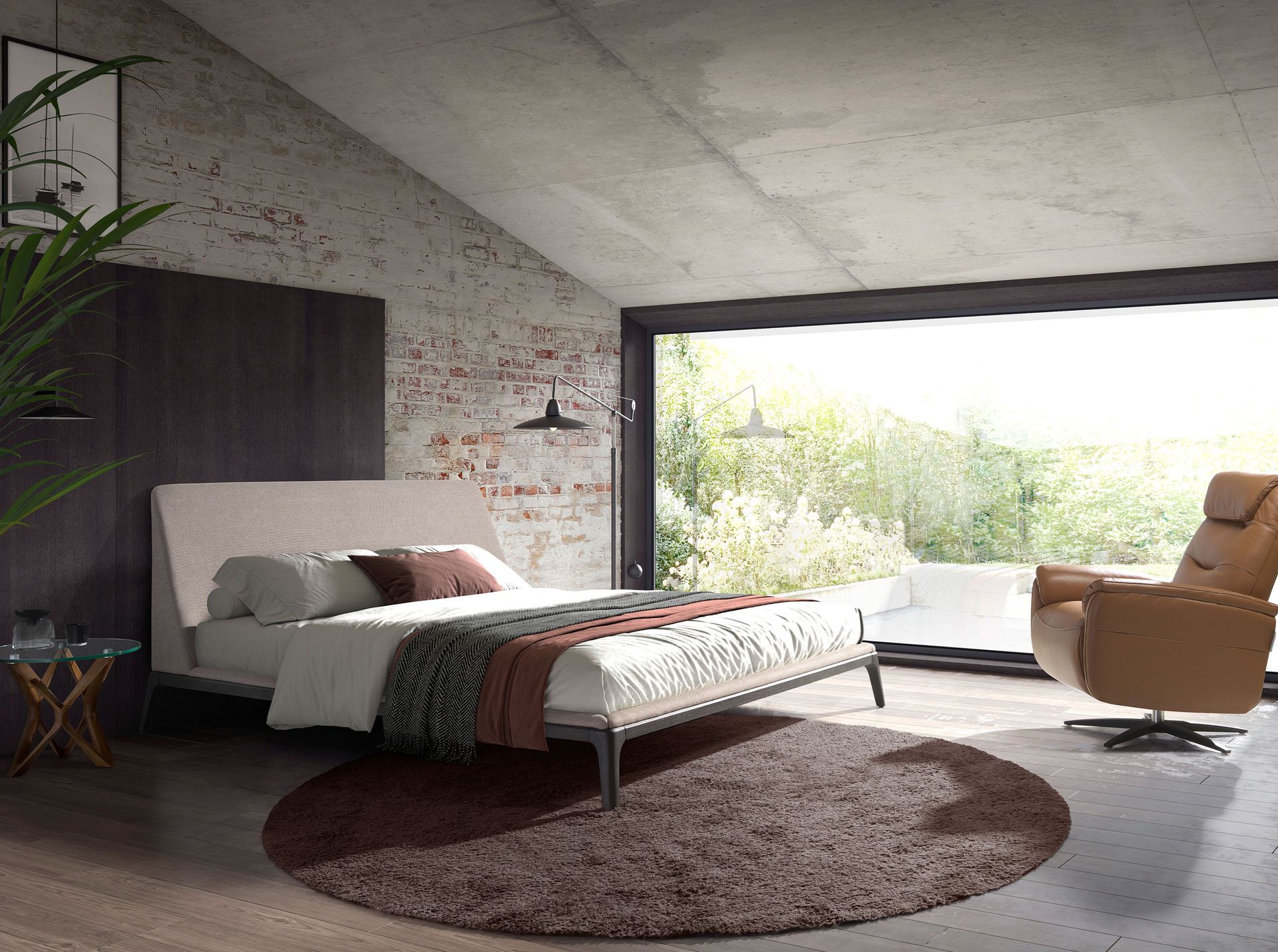 Cama tela color gris - Imagen 4