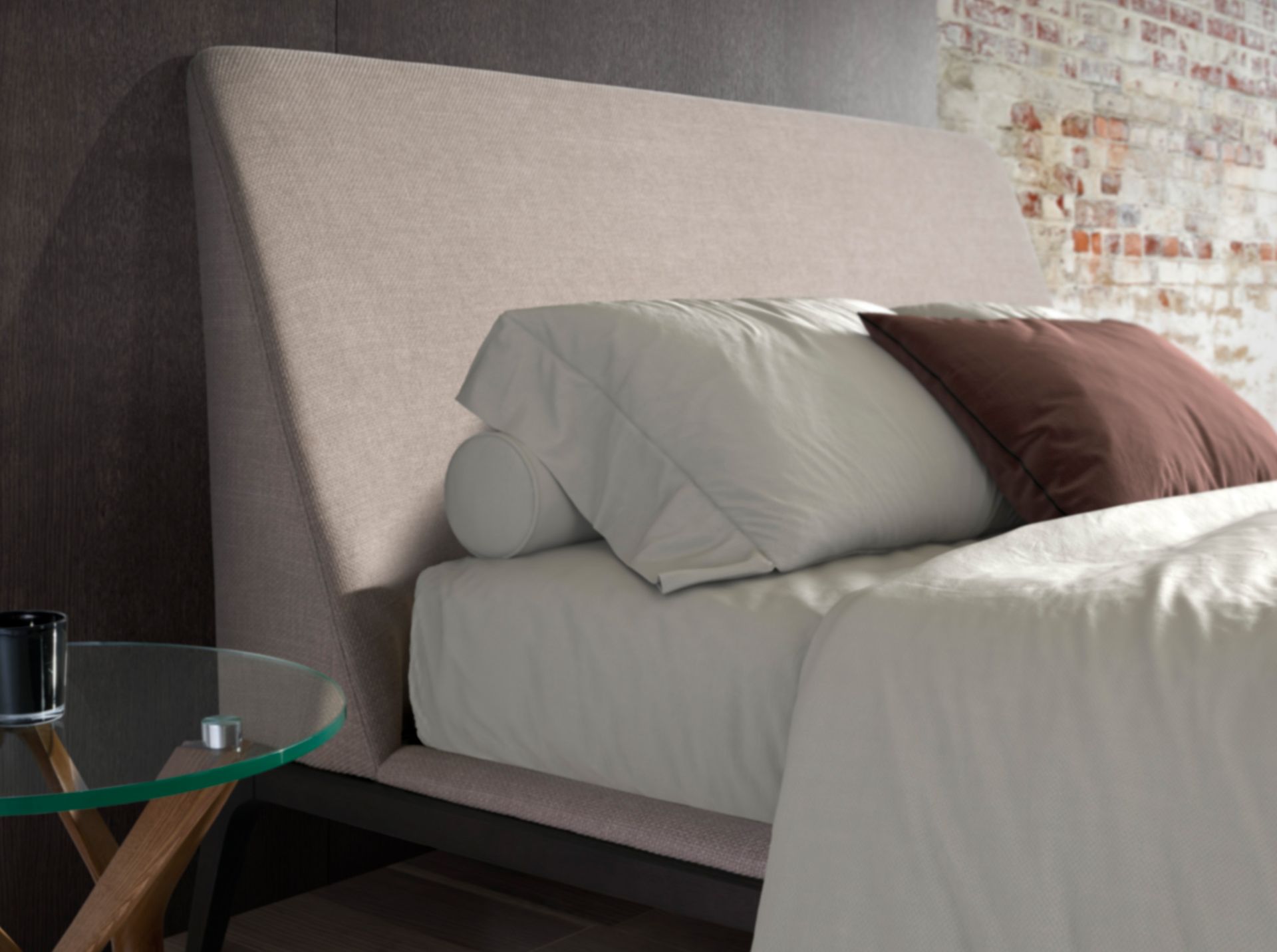 Cama tela color gris - Imagen 7