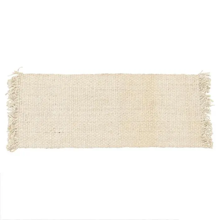 ALFOMBRA CREMA YUTE ALTEA DECORACIÓN 70 X 170 CM