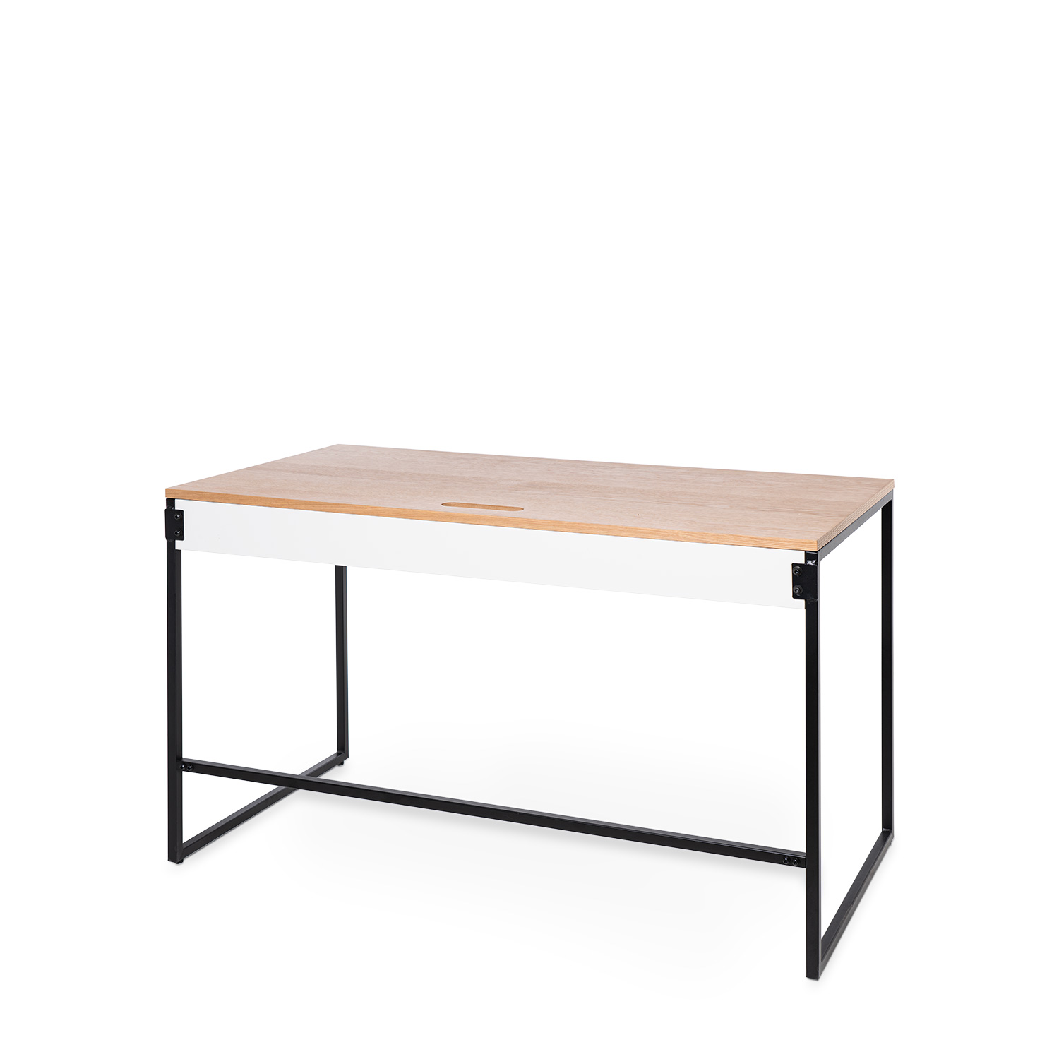 ESCRITORIO HUDSON ROBLE/NEGRO - Imagen 4