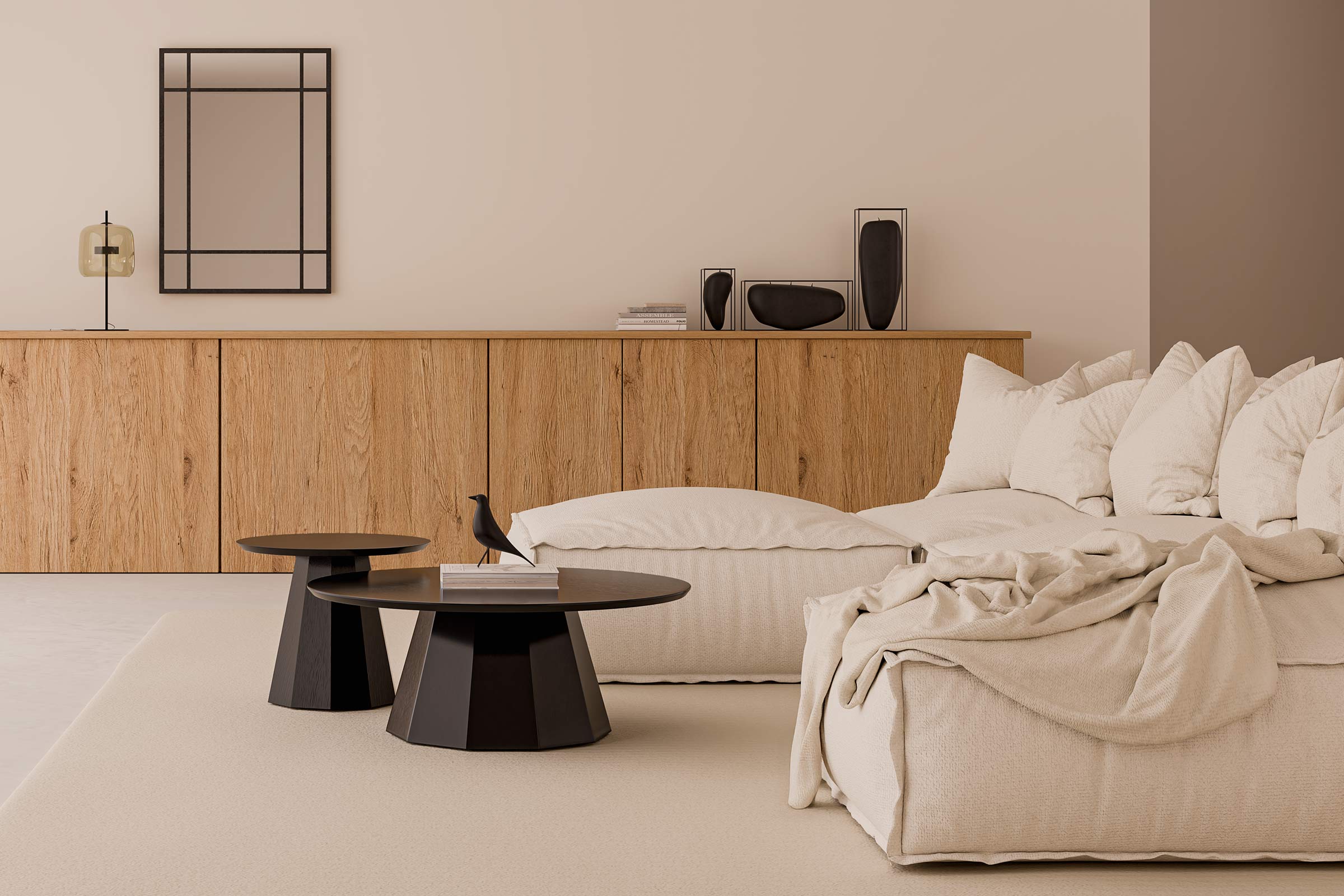 MESA CENTRO HOMERO NEGRO Somcasa