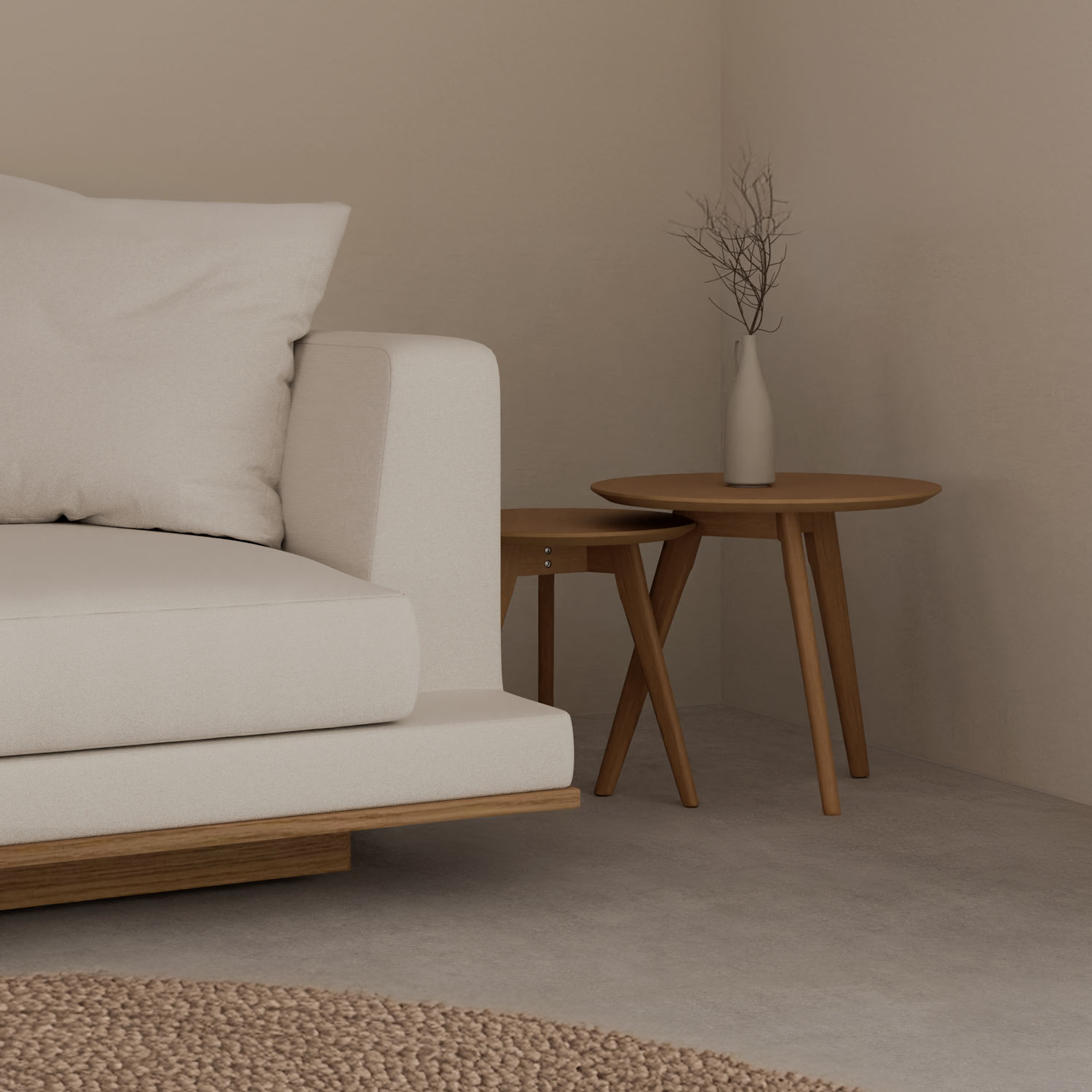 MESA CENTRO KLAUS ROBLE - Imagen 5