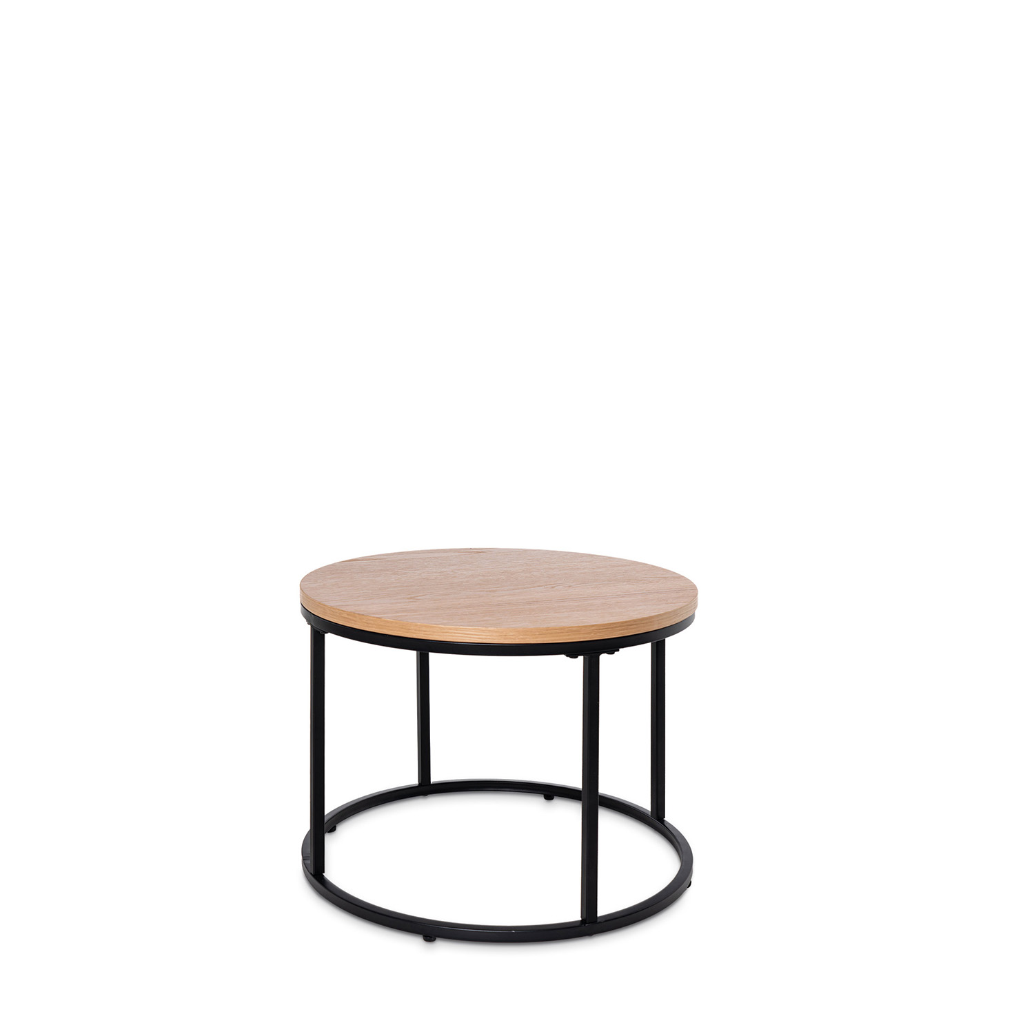 MESA CENTRO ADRIANO ROBLE/NEGRO - Imagen 3