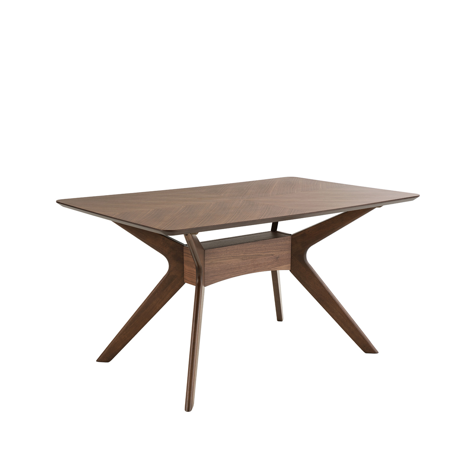 MESA HELGA 180 FIJA NOGAL Somcasa