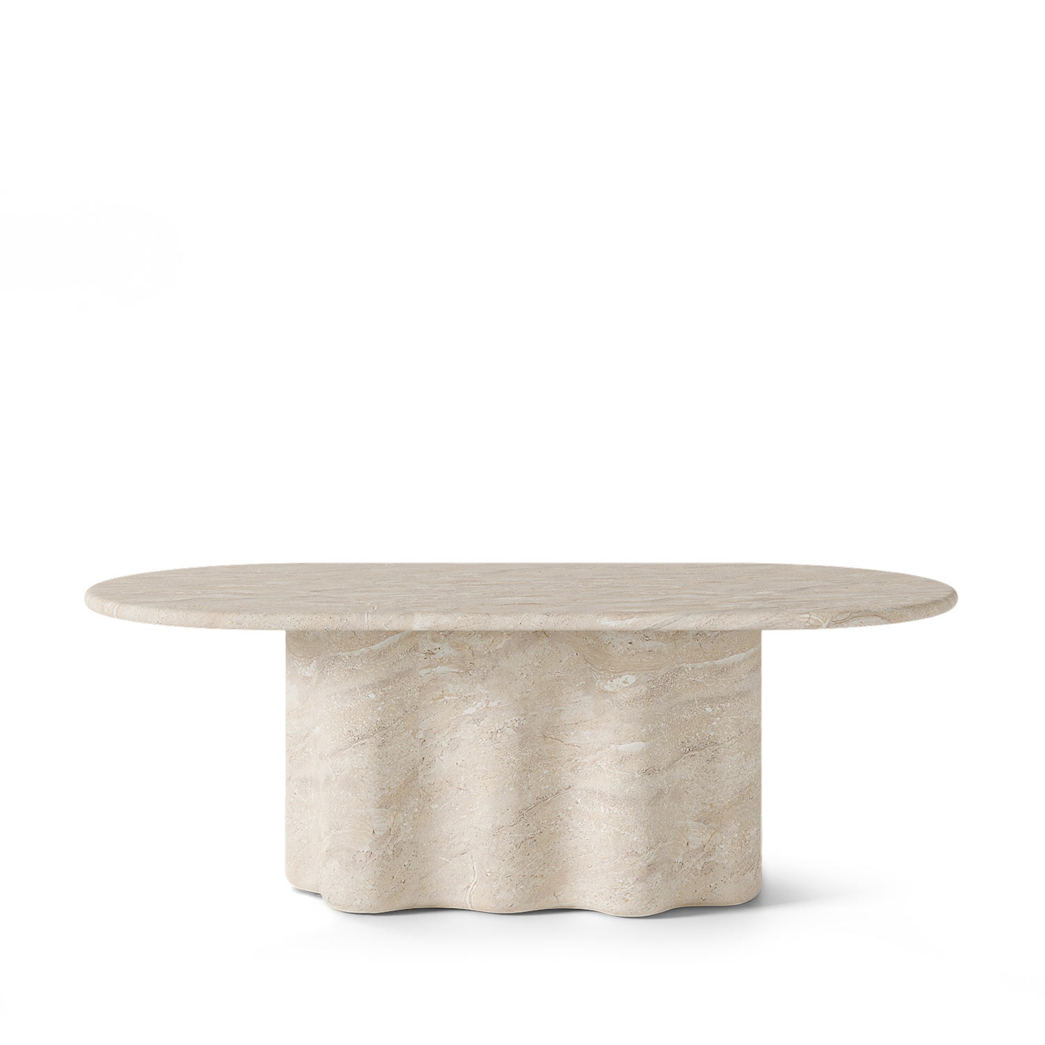 MESA LORRAINE 220 MARMOL TRAVERTINO - Imagen 3