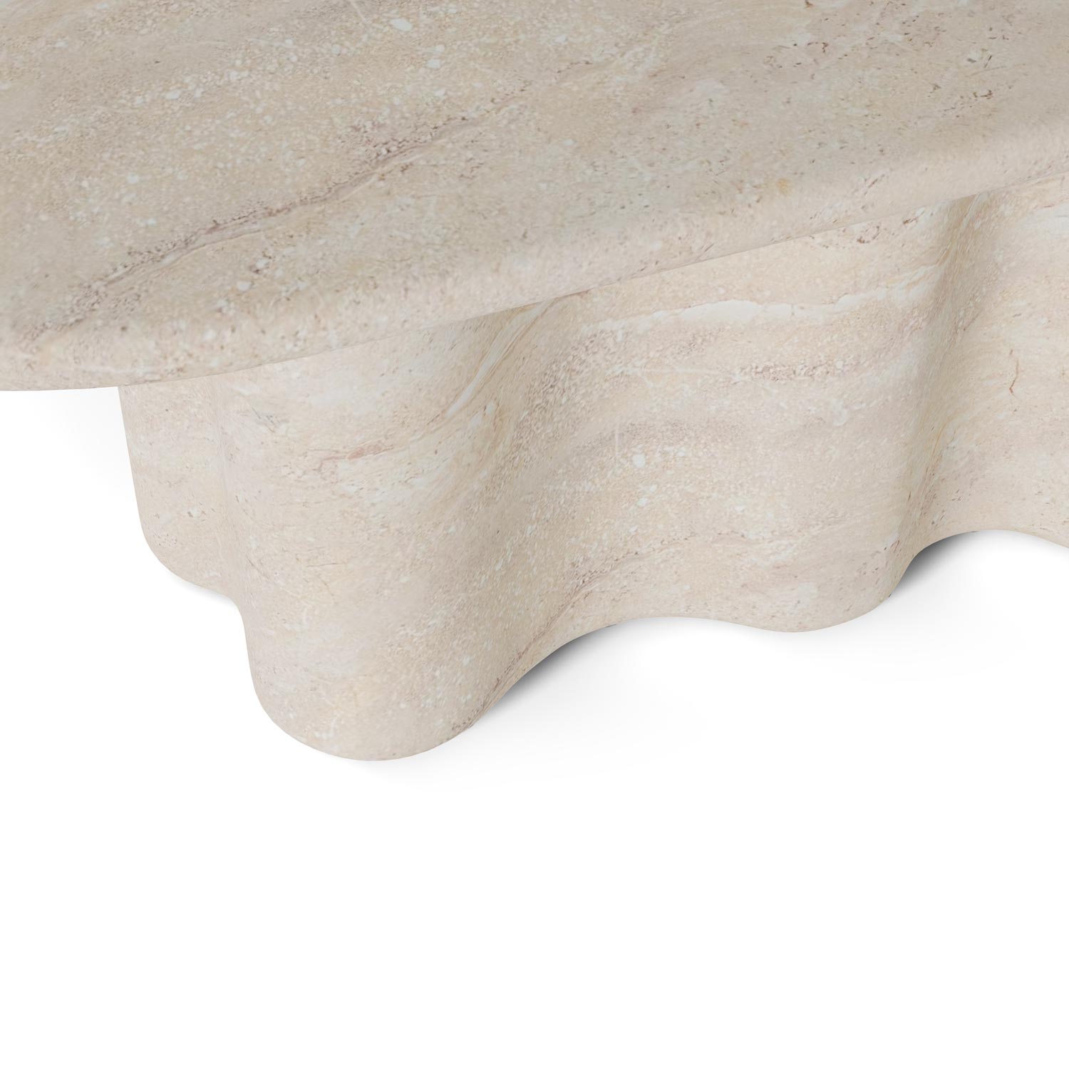 MESA LORRAINE 220 MARMOL TRAVERTINO - Imagen 7
