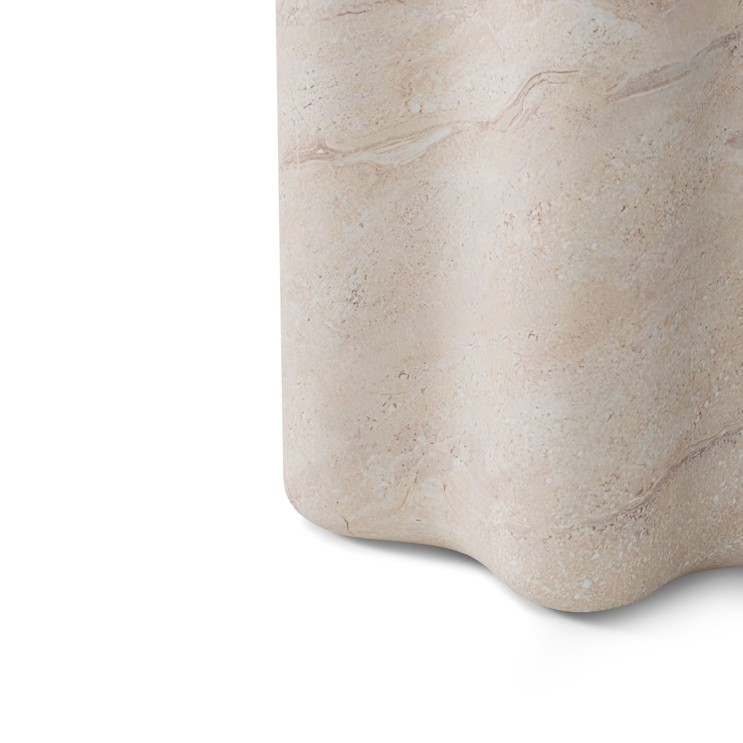 MESA MICHELLE RED.100 MARMOL TRAVERTINO - Imagen 5