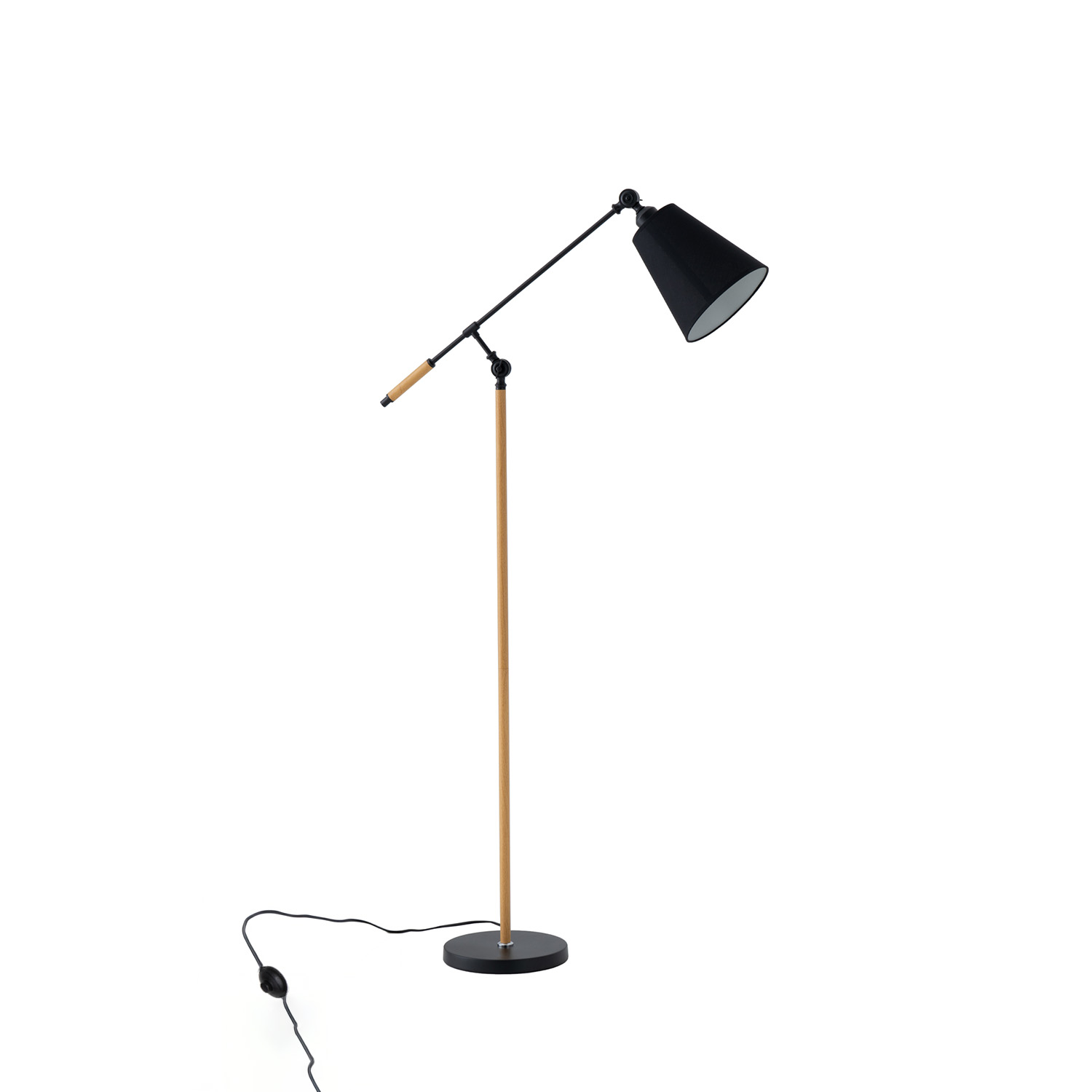 LAMPARA SUELO ALOIA NEGRO Somcasa