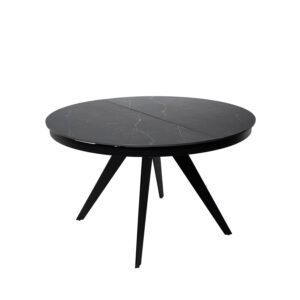 MESA LUNA 130 RED. NEGRO/NEGRO Somcasa