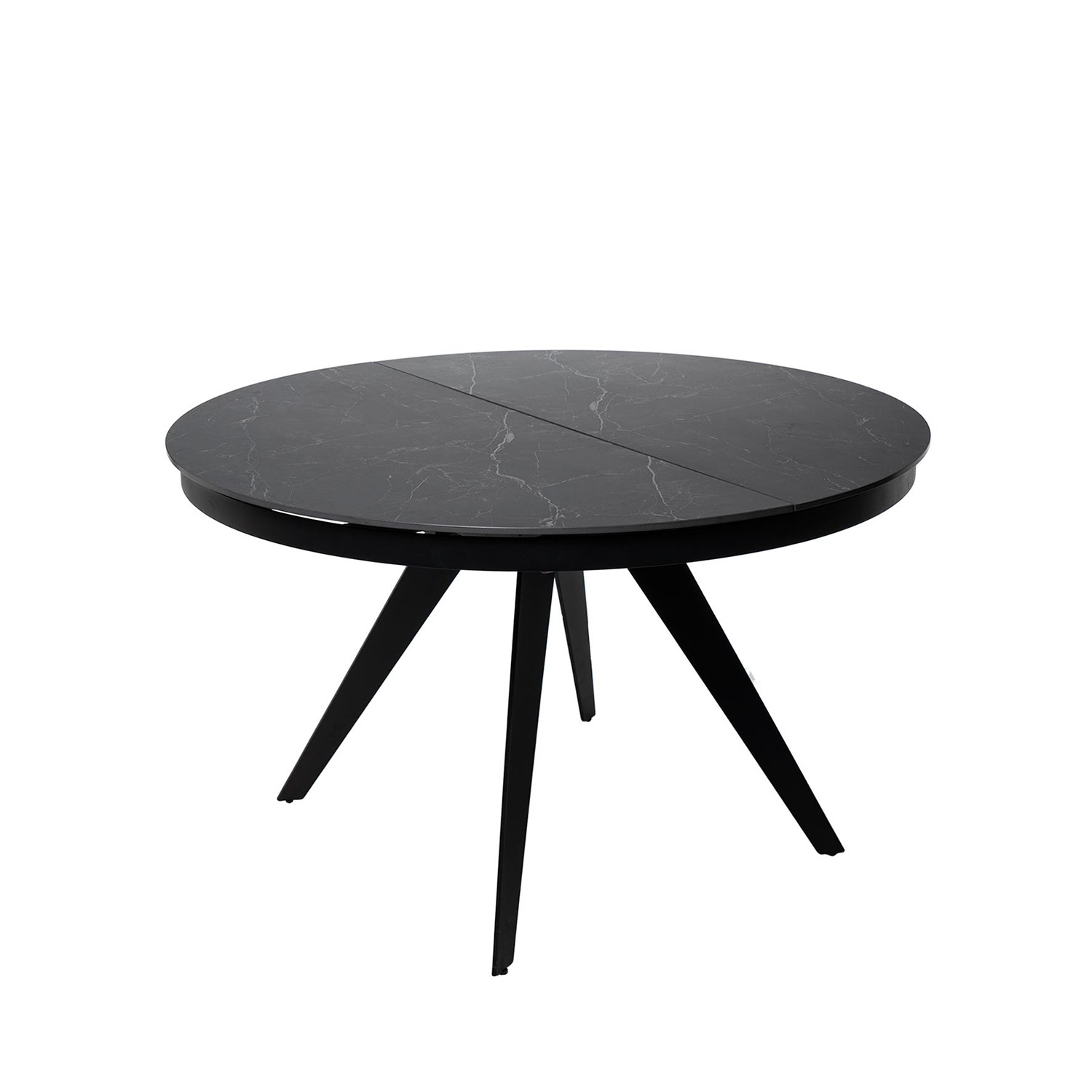 MESA LUNA 130 RED. NEGRO/NEGRO Somcasa