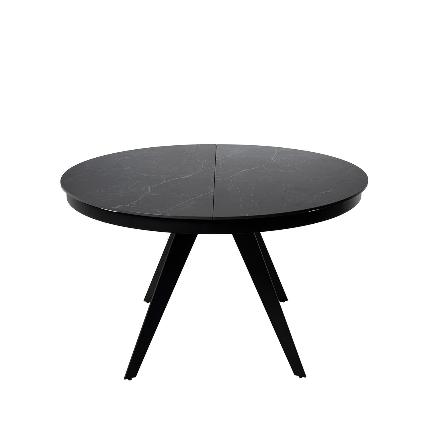 MESA LUNA 130 RED. NEGRO/NEGRO - Imagen 2