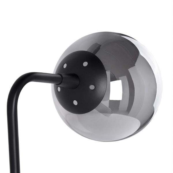 LAMPARA SUELO GANDESA NEGRO - Imagen 3