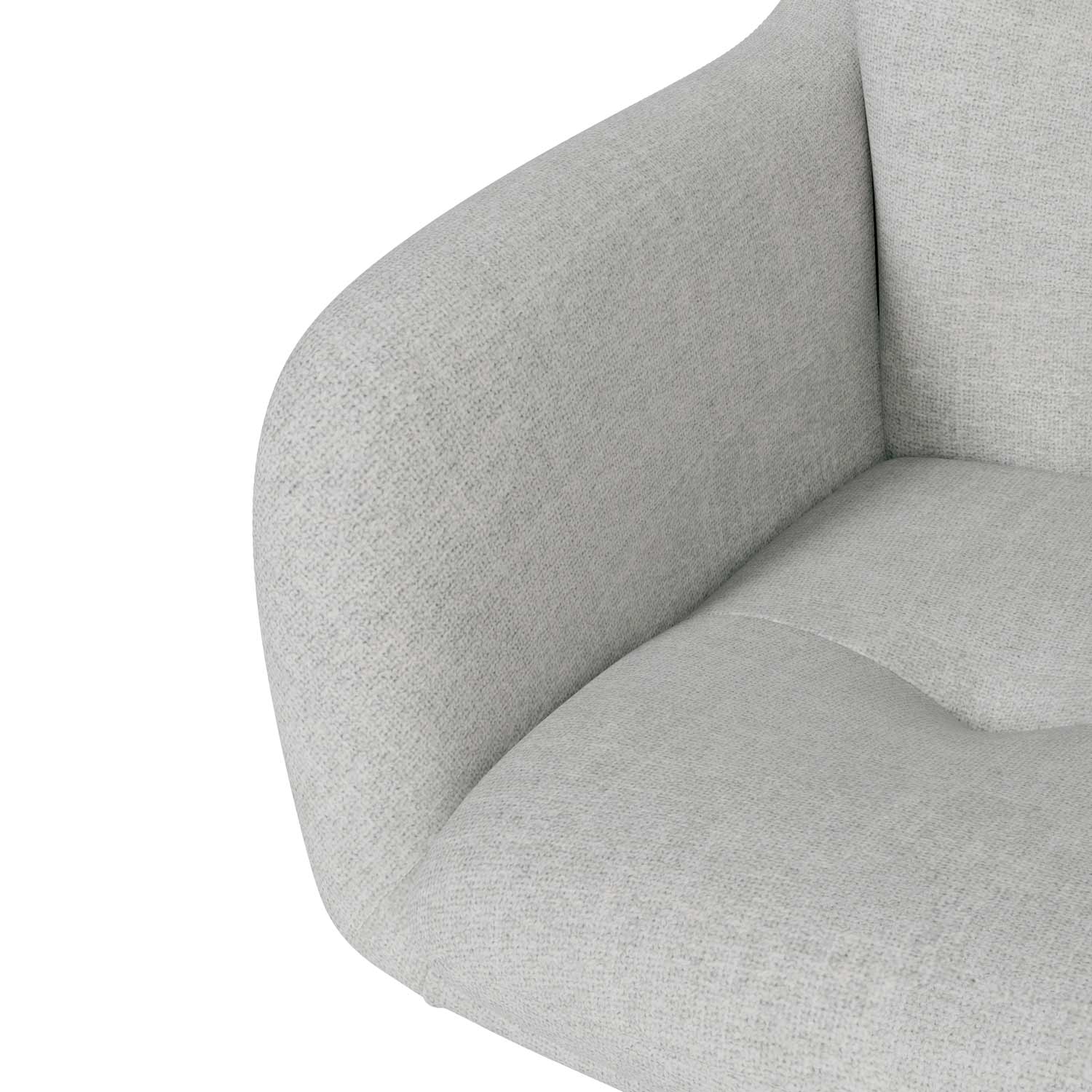 SILLA OFICINA ONTARIO GRIS CLARO - Imagen 6