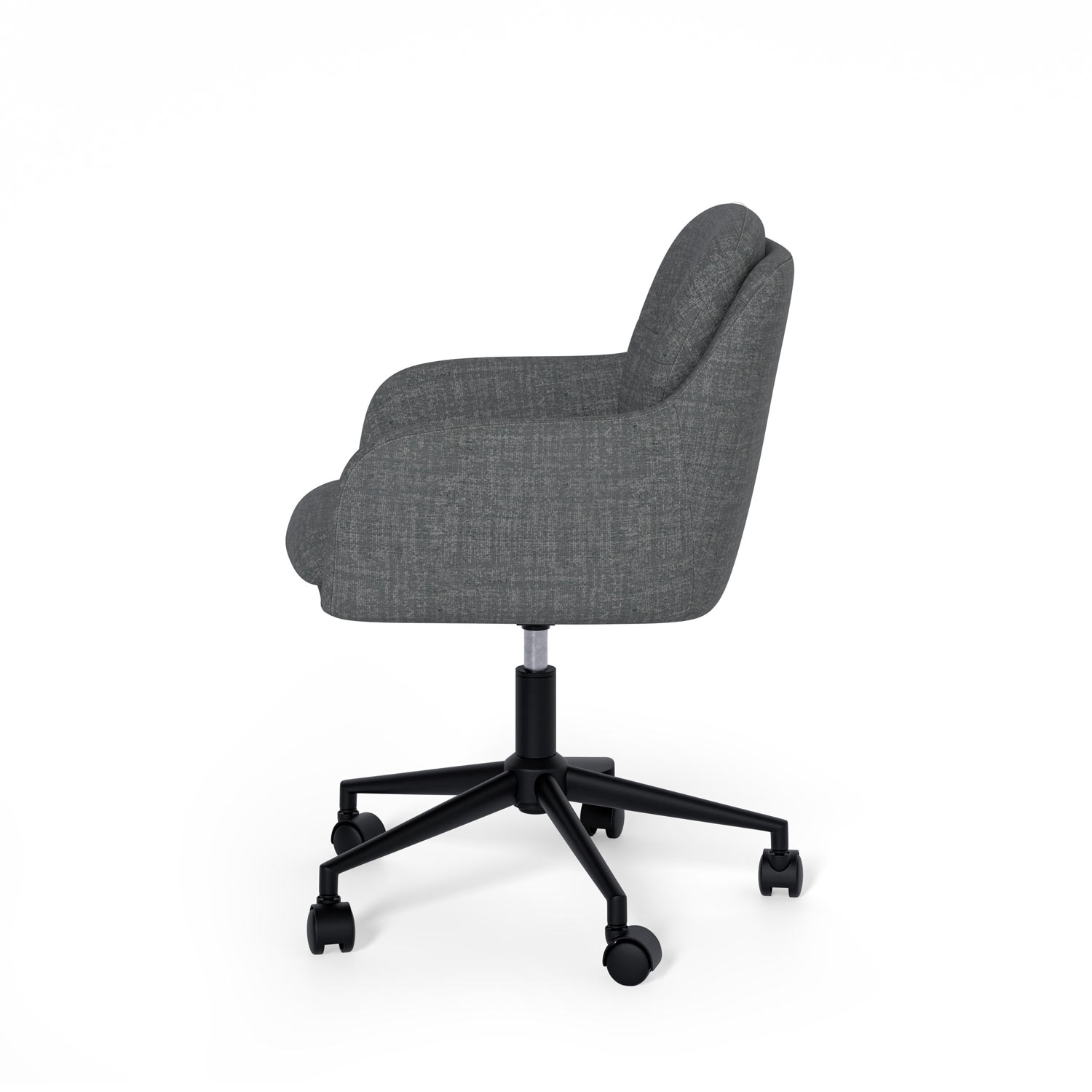 SILLA OFICINA ONTARIO GRIS OSCURO - Imagen 3