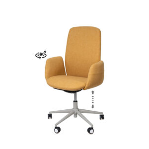 SILLA OFICINA BRITISH MOSTAZA Somcasa