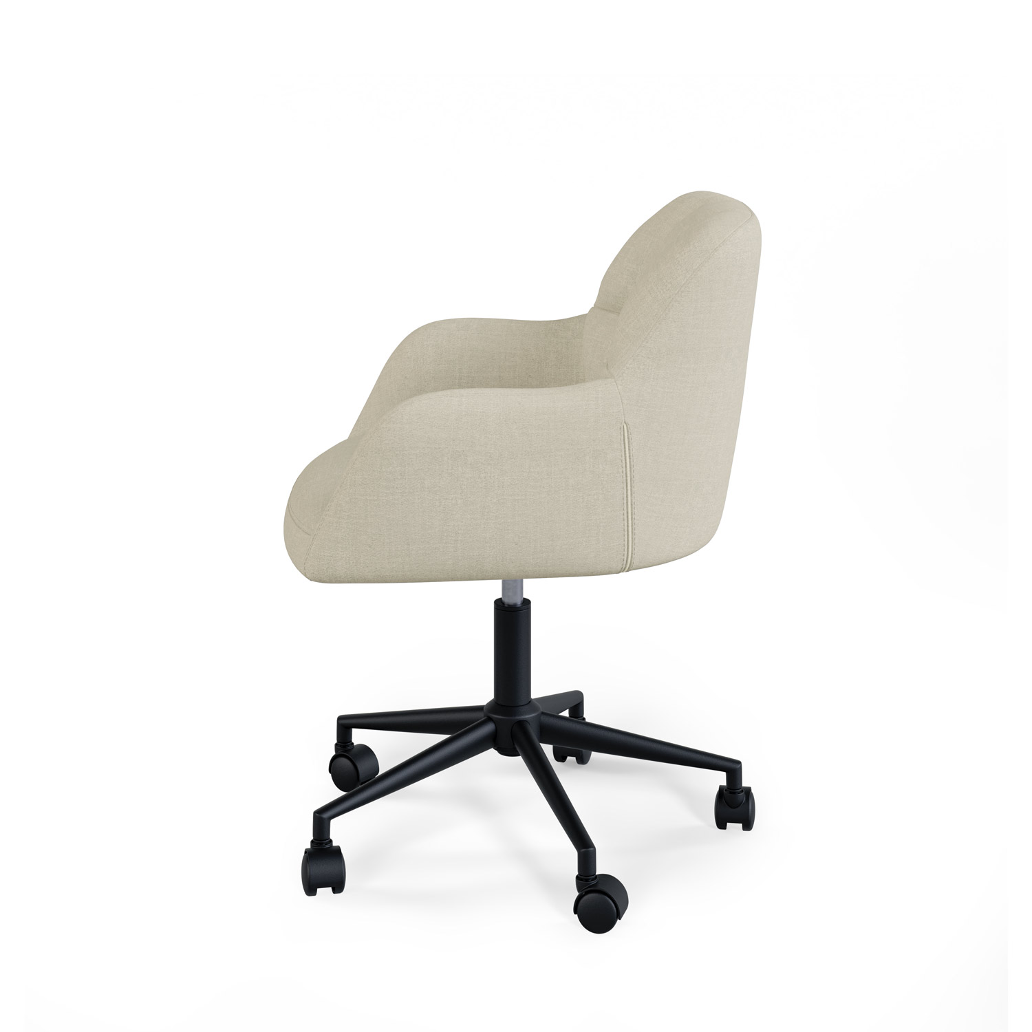 SILLA OFICINA STANFORD BEIGE - Imagen 3