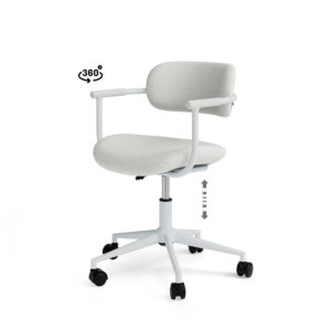 SILLA OFICINA OXFORD GRIS Somcasa