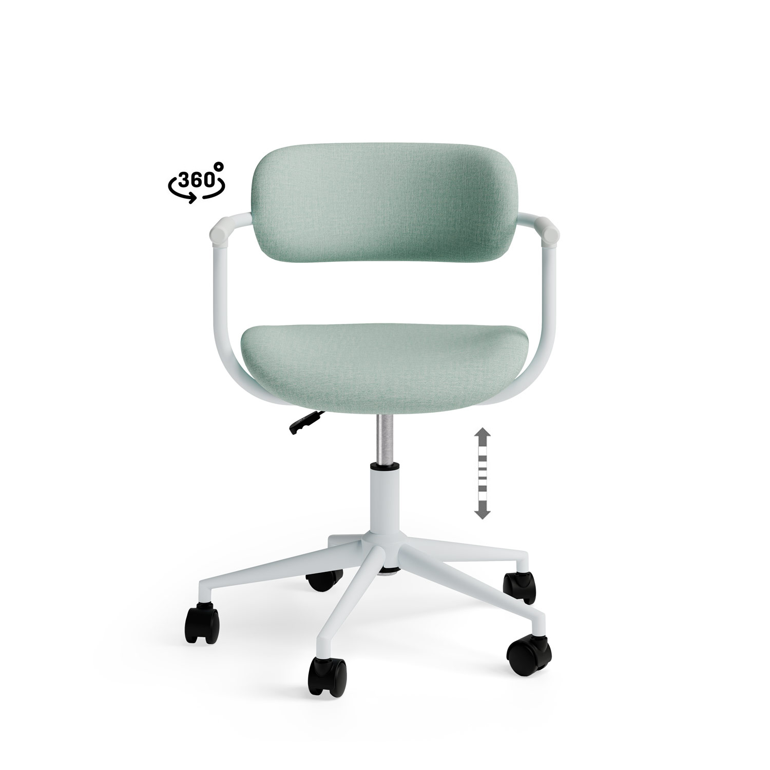SILLA OFICINA OXFORD MENTA - Imagen 3