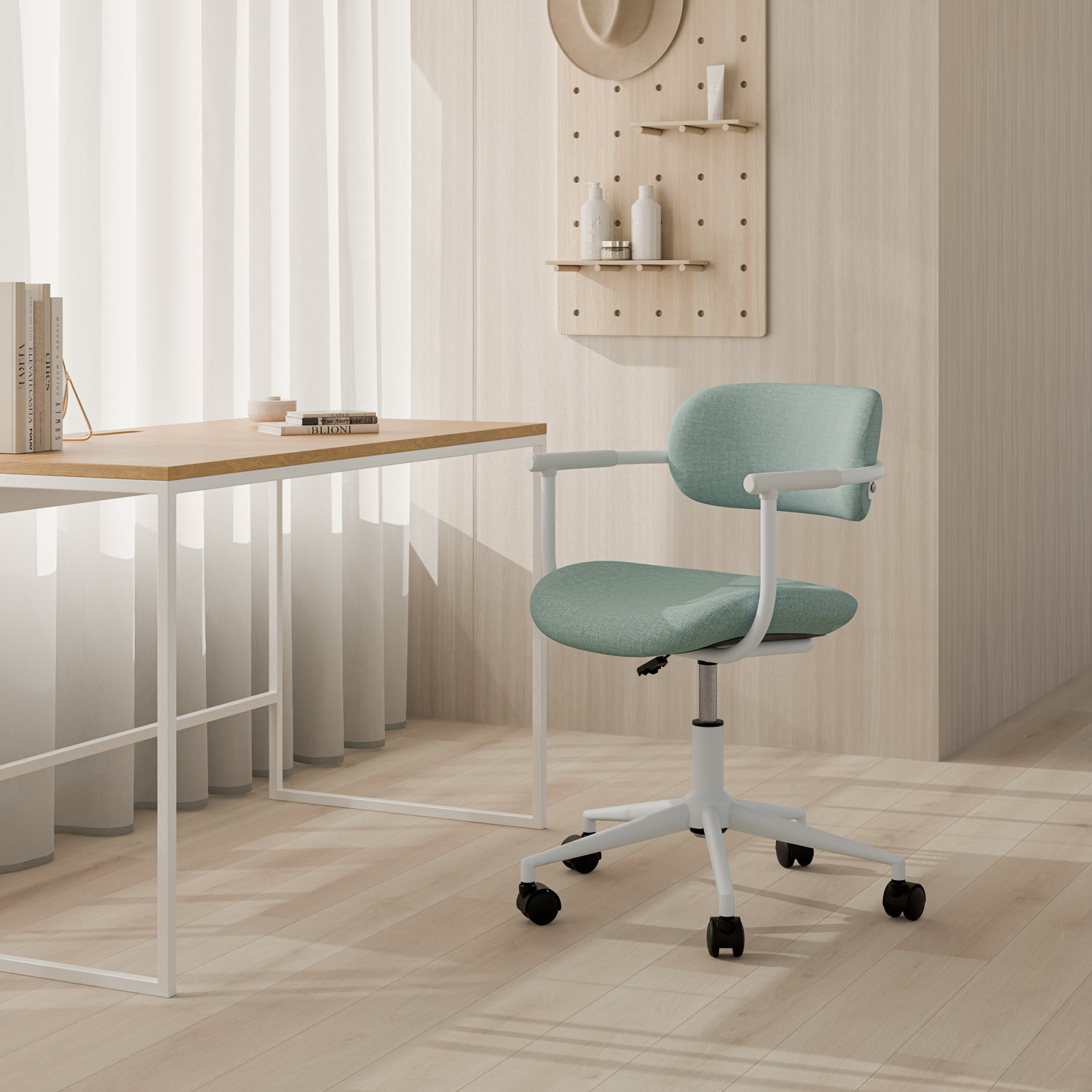 SILLA OFICINA OXFORD MENTA - Imagen 5
