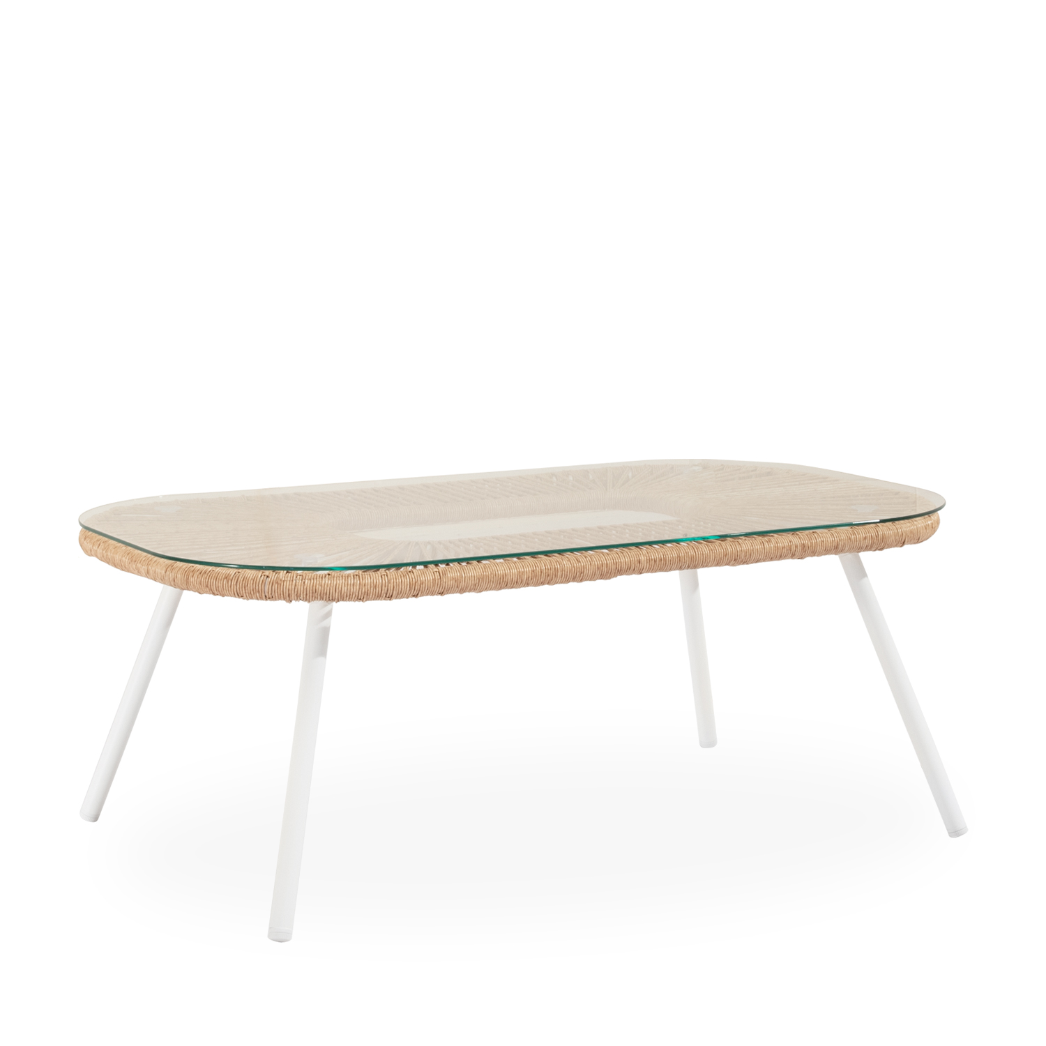 SET PERUGIA SOFA+SILLONES+MESA CENTRO BLANCO - Imagen 4