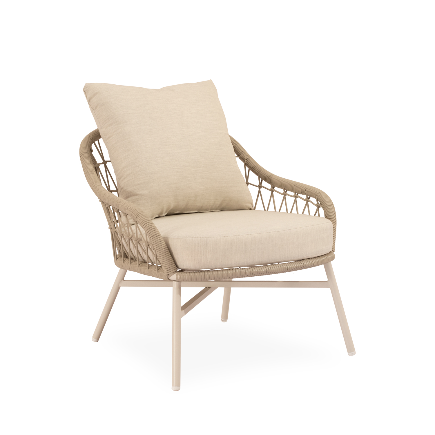 SET SALONICA SOFA+SILLONES+MESA CENTRO BEIGE - Imagen 2