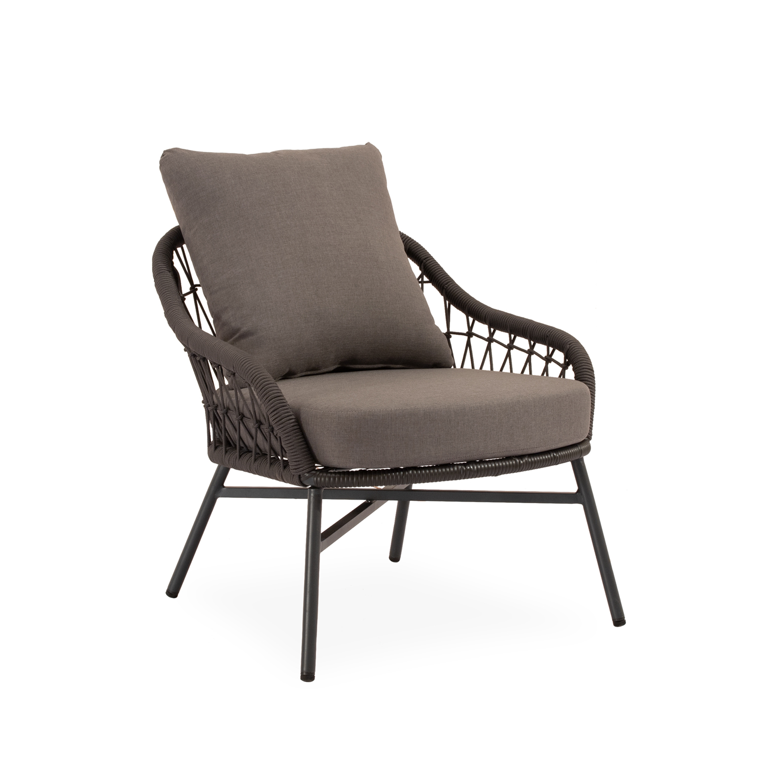 SET SALONICA SOFA+SILLONES+MESA CENTRO GRIS - Imagen 2