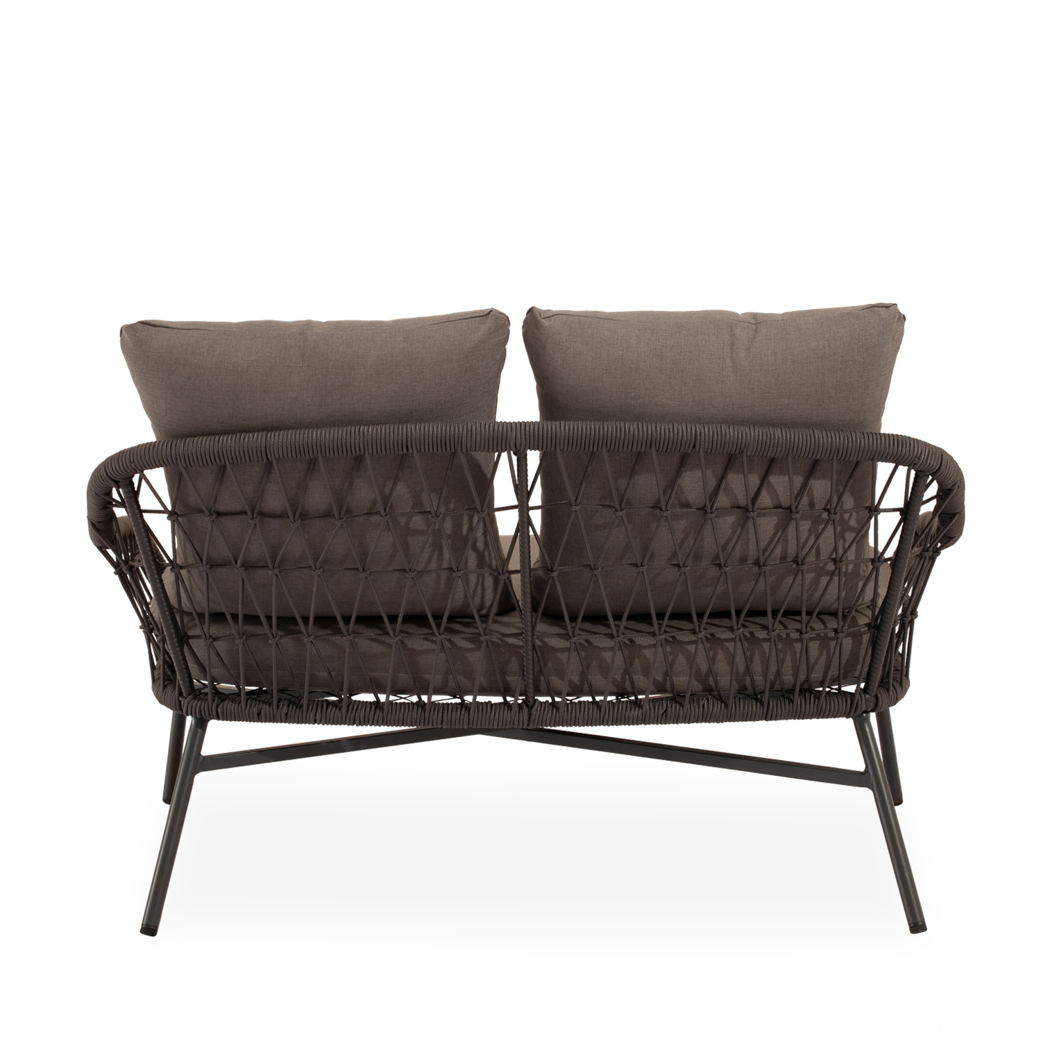 SET SALONICA SOFA+SILLONES+MESA CENTRO GRIS - Imagen 7