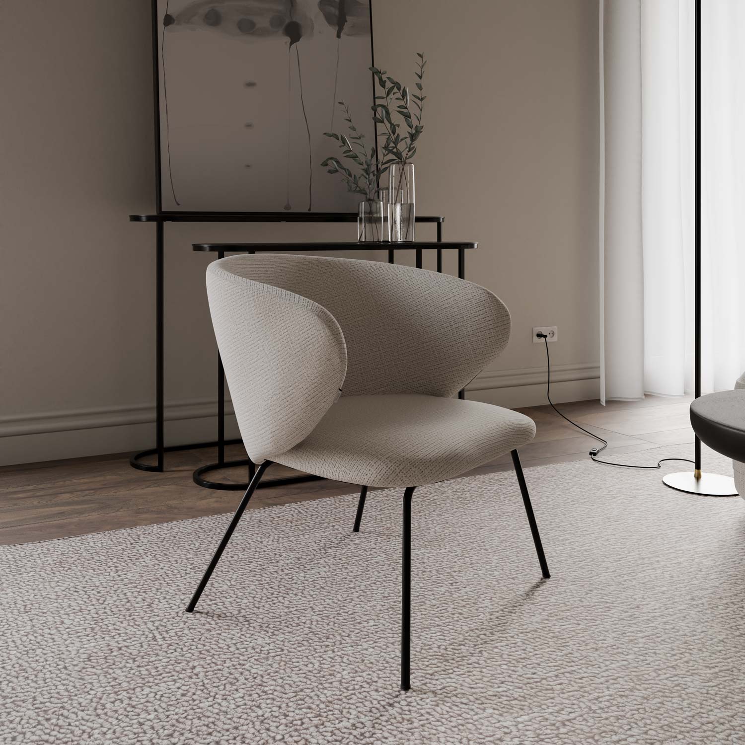 BUTACA ANCONA BEIGE - Imagen 2