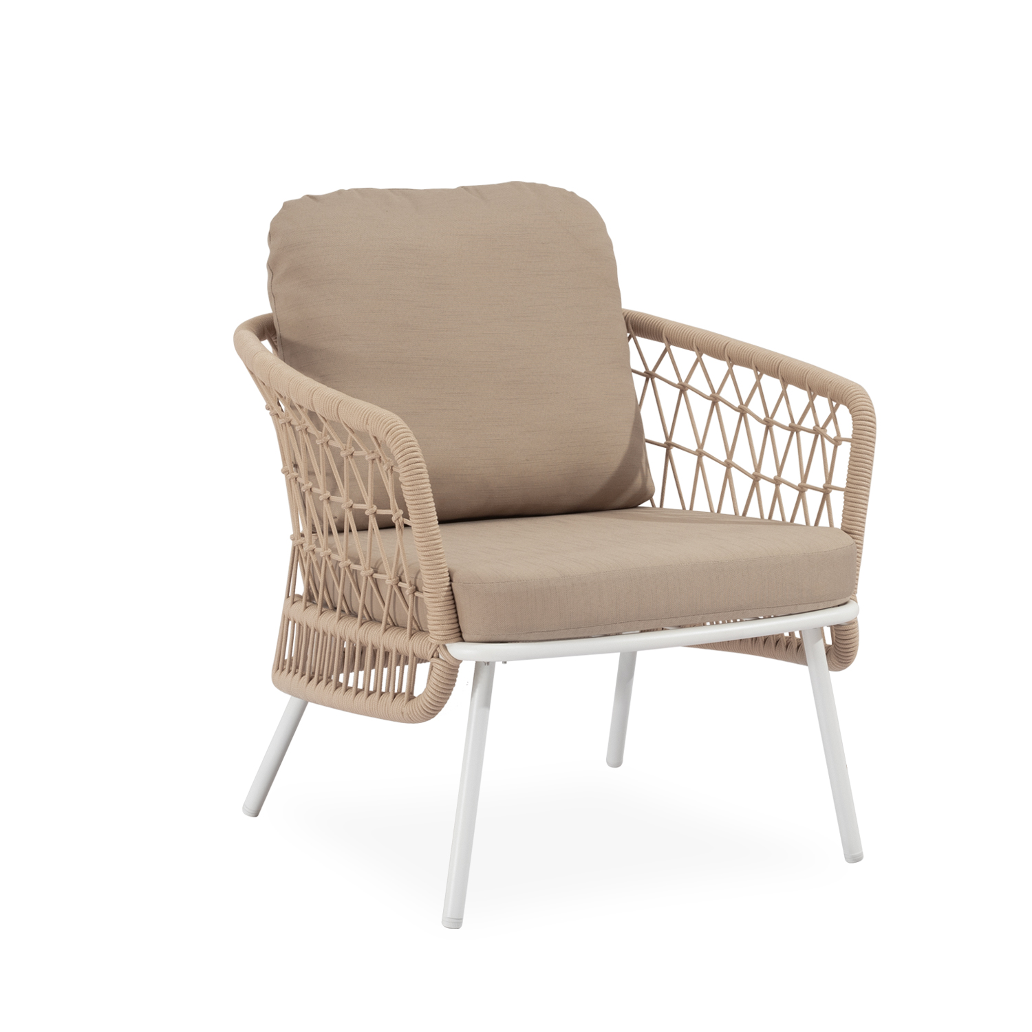 SET ODESA SOFA+SILLONES+MESA CENTRO BLANCO - Imagen 2