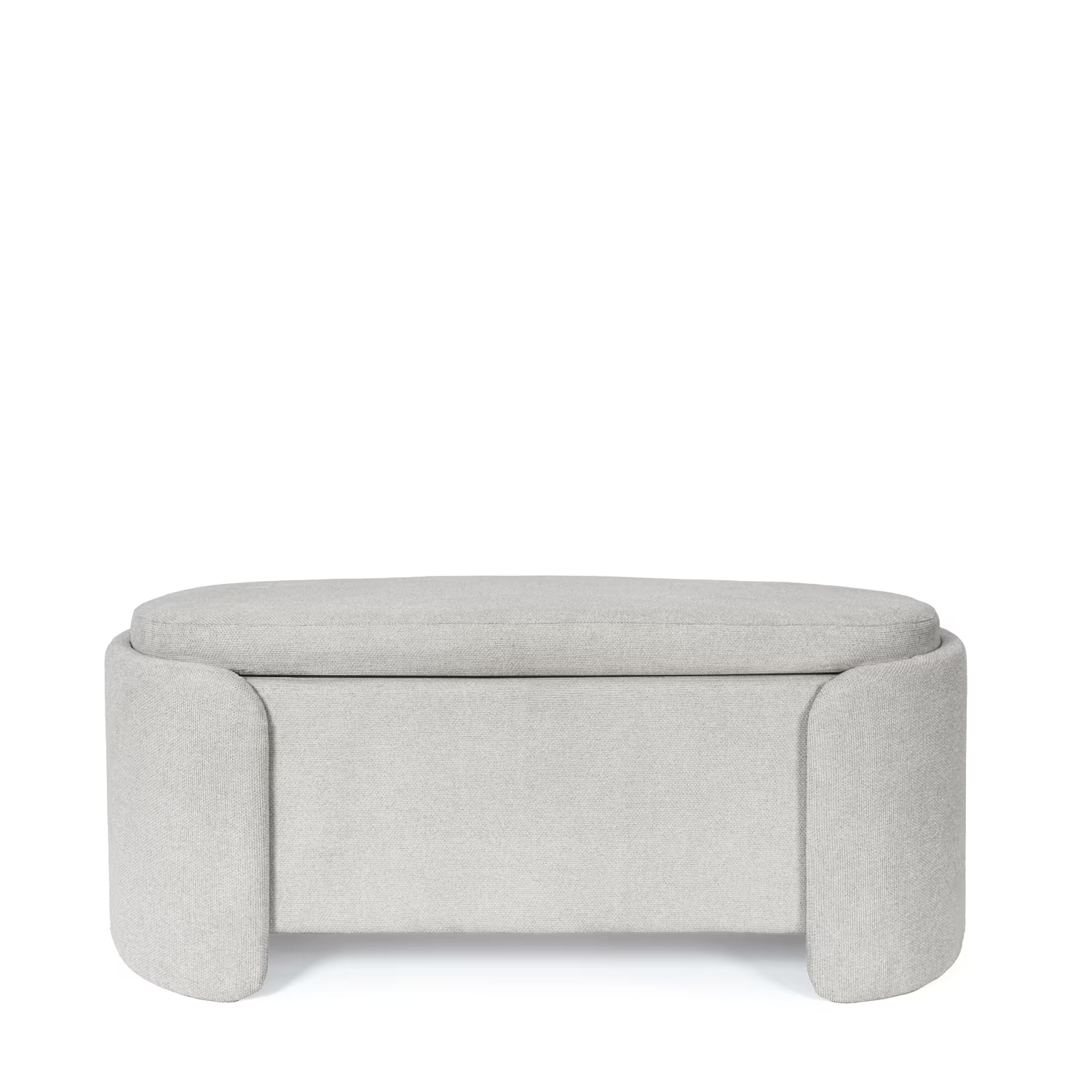 Banqueta gris PEPITA Bernice - Imagen 2