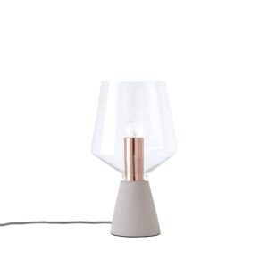 LAMPARA SOBREMESA AINA GRIS Somcasa