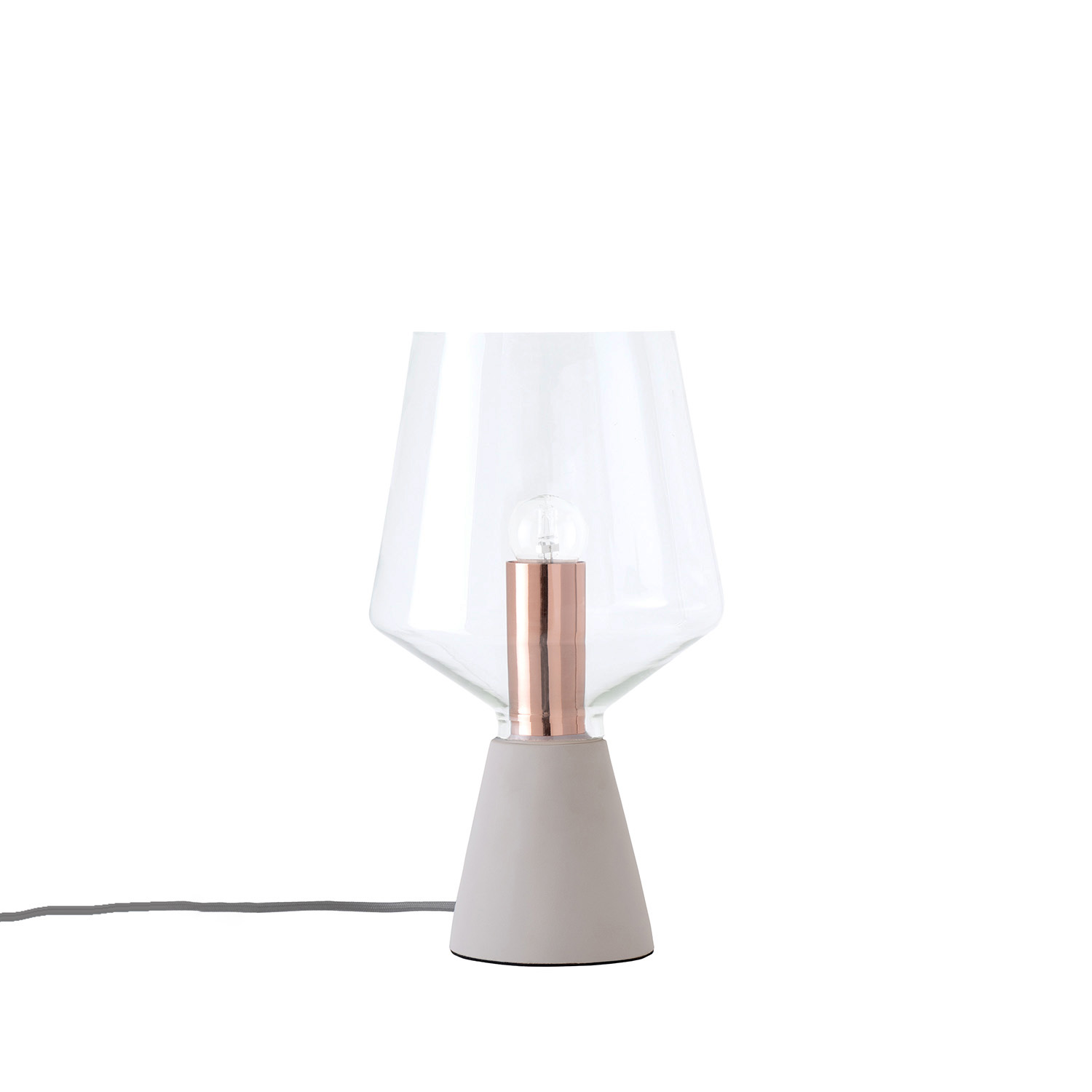 LAMPARA SOBREMESA AINA GRIS Somcasa