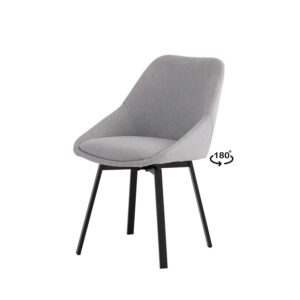 SILLA AMELIE GRIS LIGHT Somcasa
