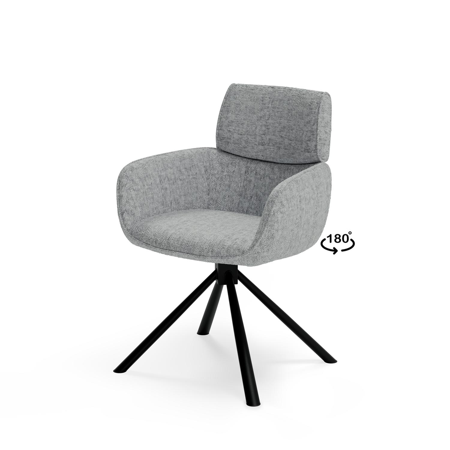 SILLA DIANE GRIS CLARO Somcasa