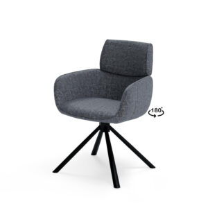 SILLA DIANE GRIS OSCURO Somcasa