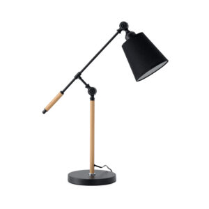 LAMPARA SOBREMESA LIZAR NEGRO Somcasa