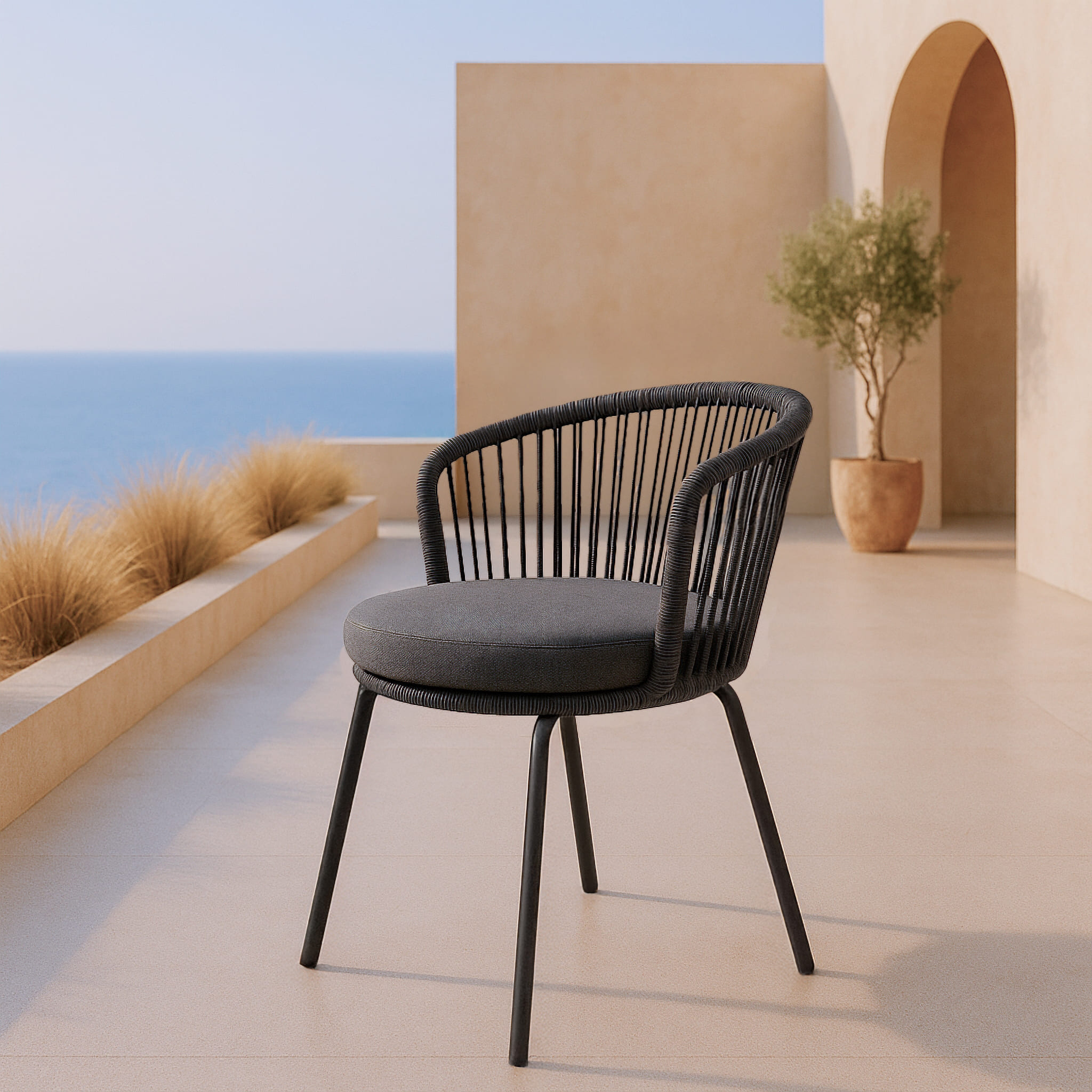 SILLA VILMA GRIS - Imagen 2