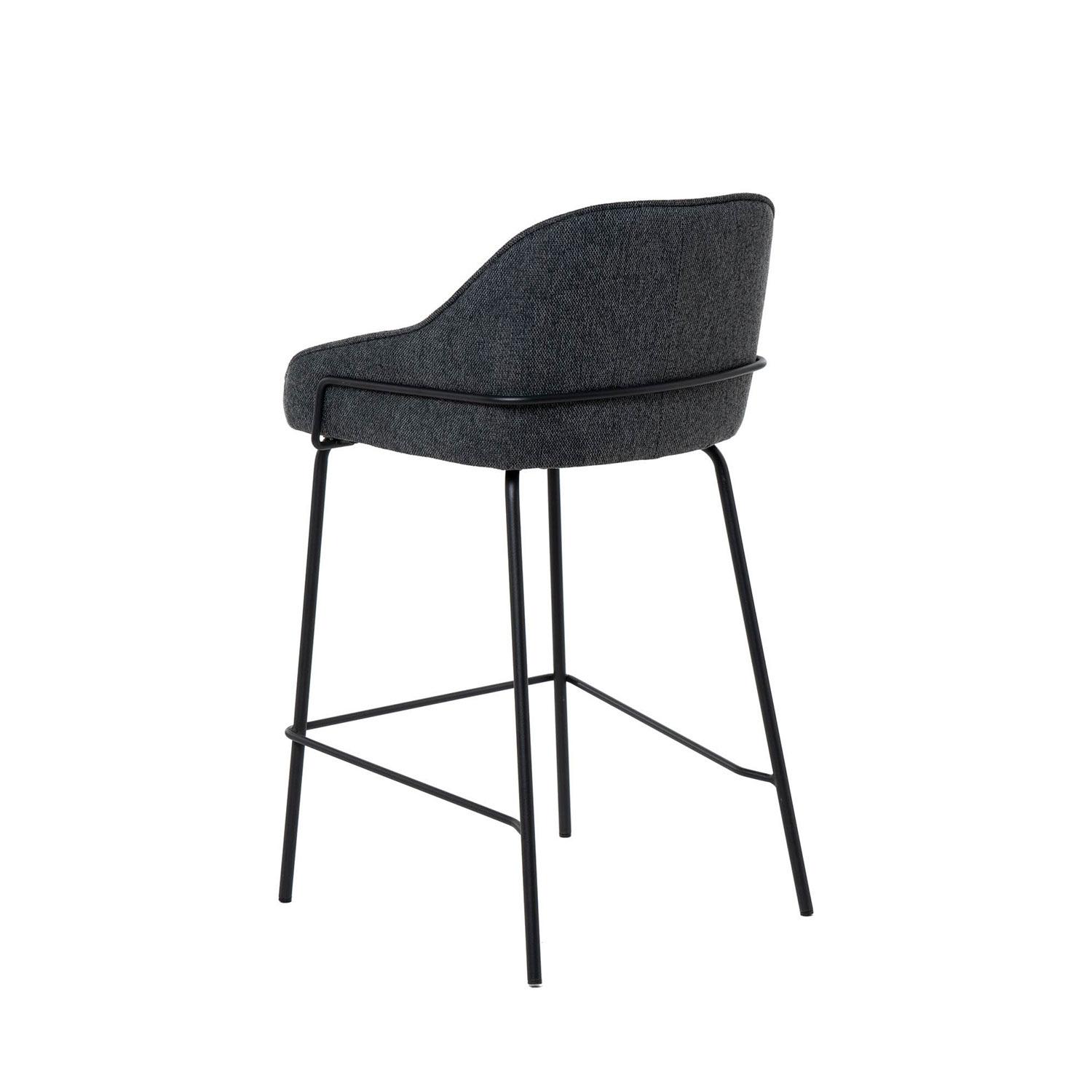 TABURETE ARNY GRIS OSCURO - Imagen 2