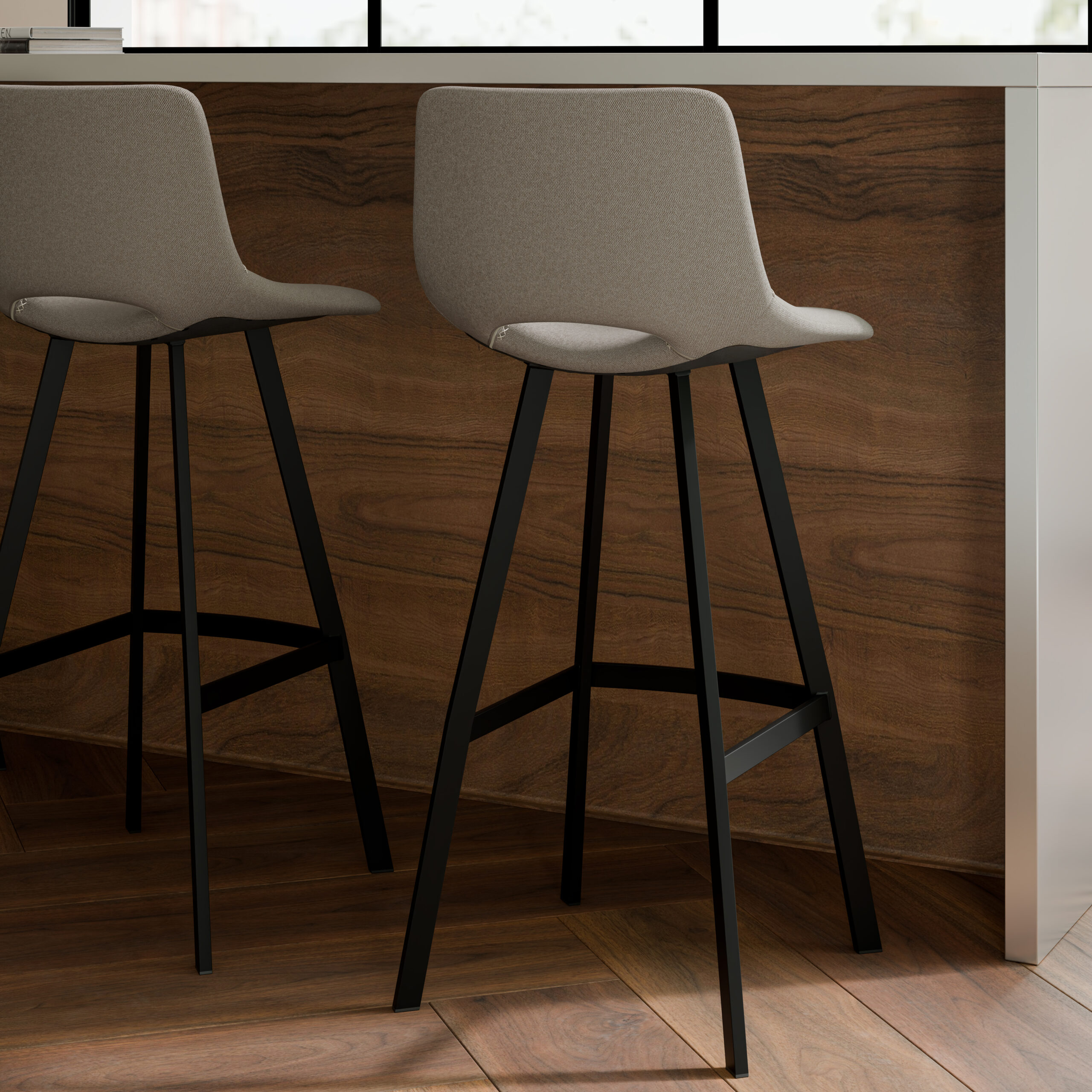 TABURETE ASTON TAUPE (76CM) - Imagen 5