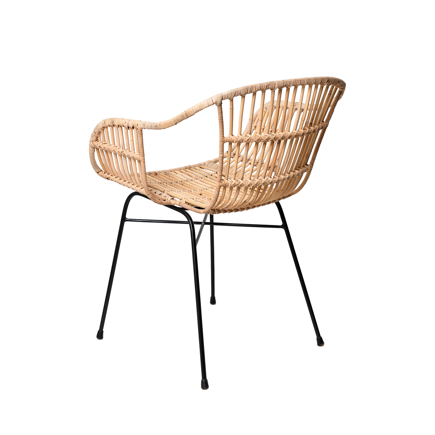 SILLA NANCY NATURAL/NEGRO - Imagen 2