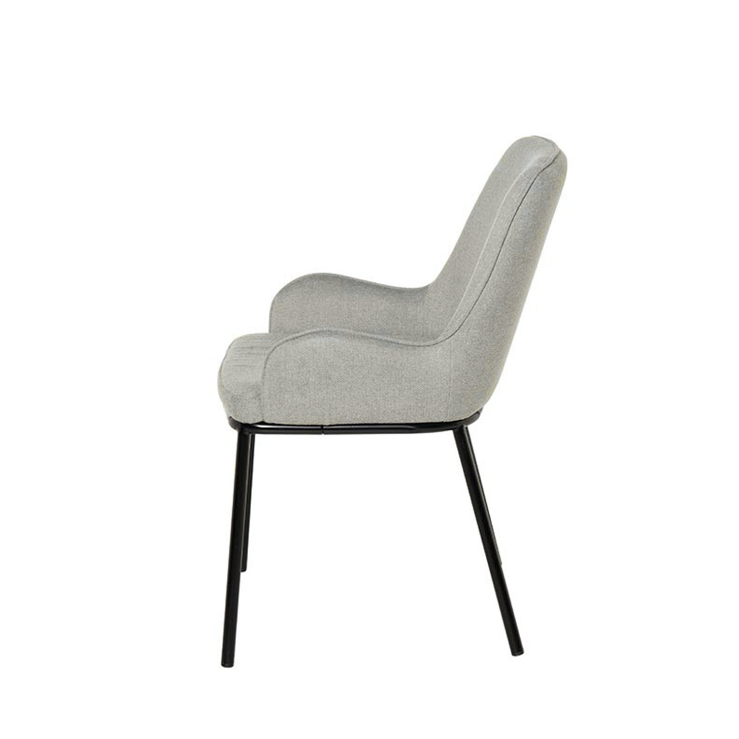 SILLA LARISA GRIS CLARO - Imagen 3