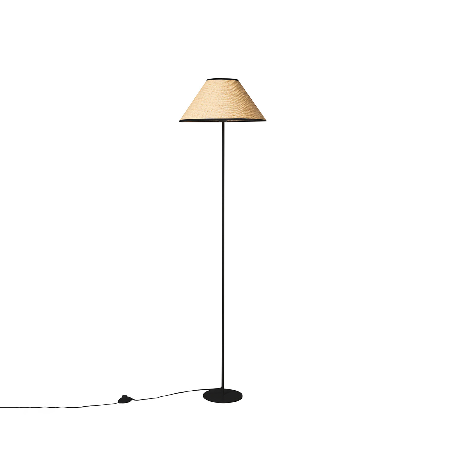 LAMPARA SUELO LACHAR NEGRO Somcasa